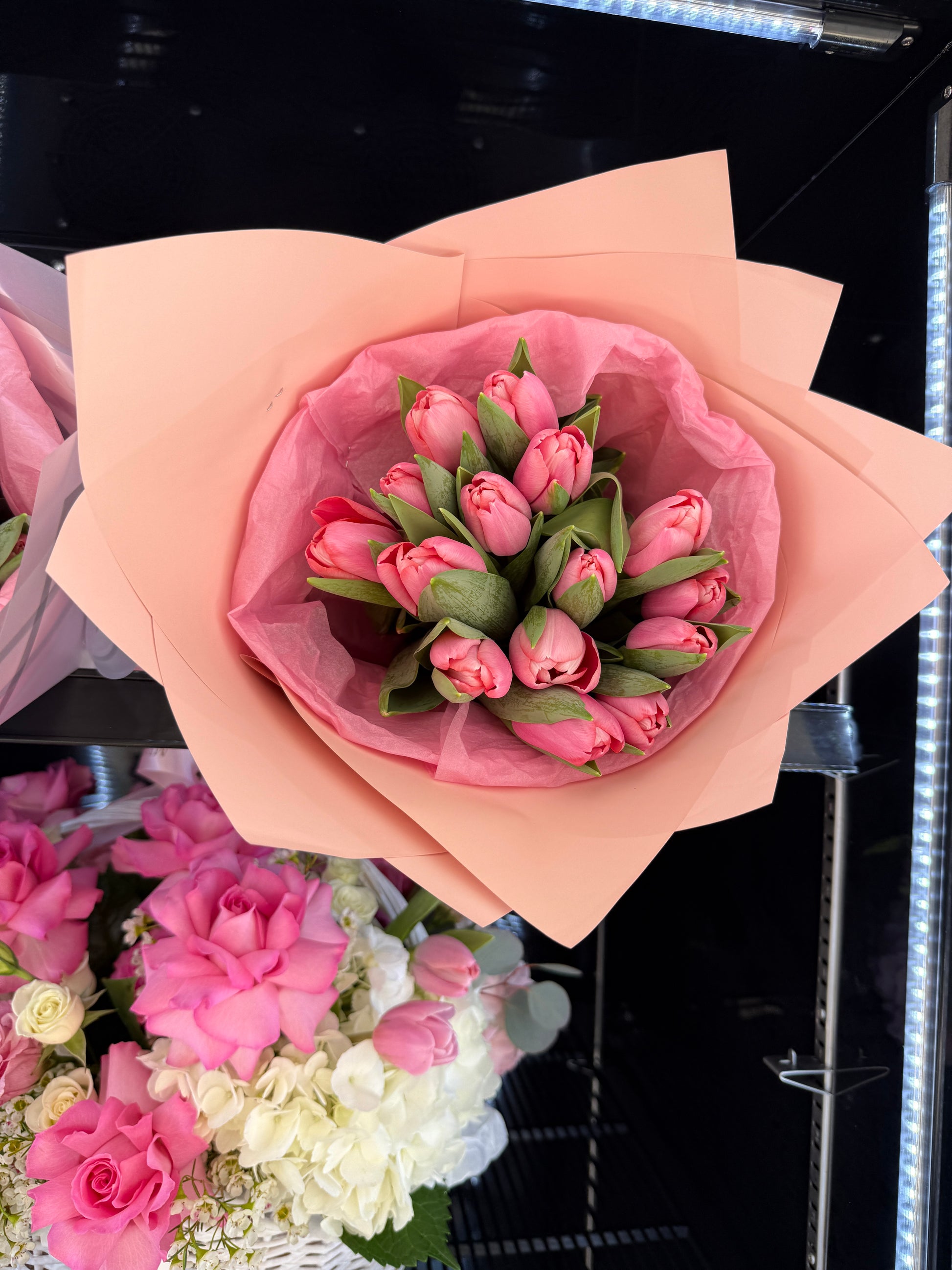 Tulips Flower Bouquets / Set of 2 Bouquets - Miami Flower Store Same-Day Delivery Fort Lauderdale Brickell Aventura Las Olas Hallendale Beach Hollywood Sunny Isles