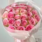 Classic Pink Rose Flower Bouquet - Miami Flower Store Delivery Fort Lauderdale