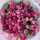 30 / 50 Tulip Flower Bouquet - Miami Flower Store Delivery Fort Lauderdale