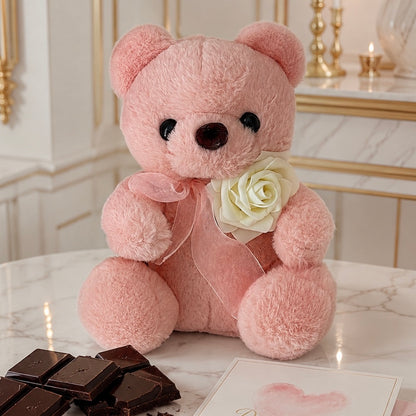 11" Pink Stuffed Teddy Bear