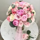 Peony Wedding Bridal Flower Bouquet - Miami Flower Store Delivery Fort Lauderdale