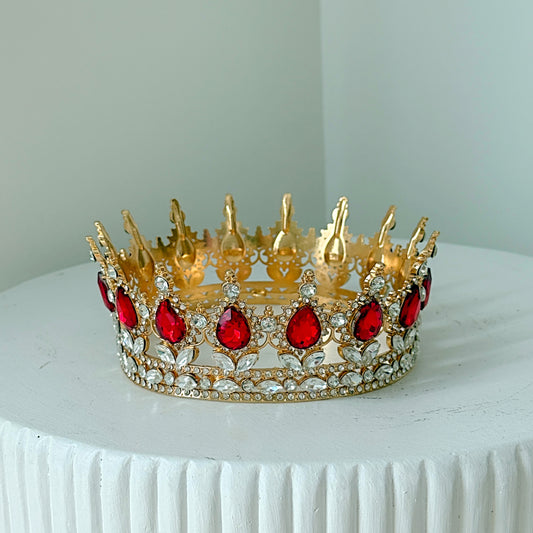 Royal Crown With Red Or Green Or White Stones| Miami Flower Store - Miami Flower Store Same-Day Delivery Fort Lauderdale Brickell Aventura Las Olas Hallendale Beach Hollywood Sunny Isles