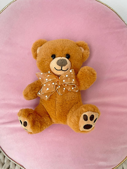 7" Dark Brown Sitting Stuffed Teddy Bear - Miami Flower Store Delivery Fort Lauderdale