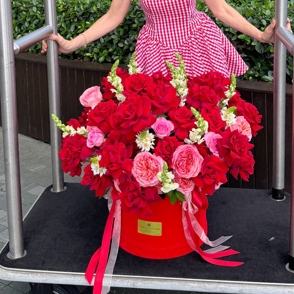 も*も様 Flower ribbon tops Red Ribbon for Ramo Buchon English – Coko Berry