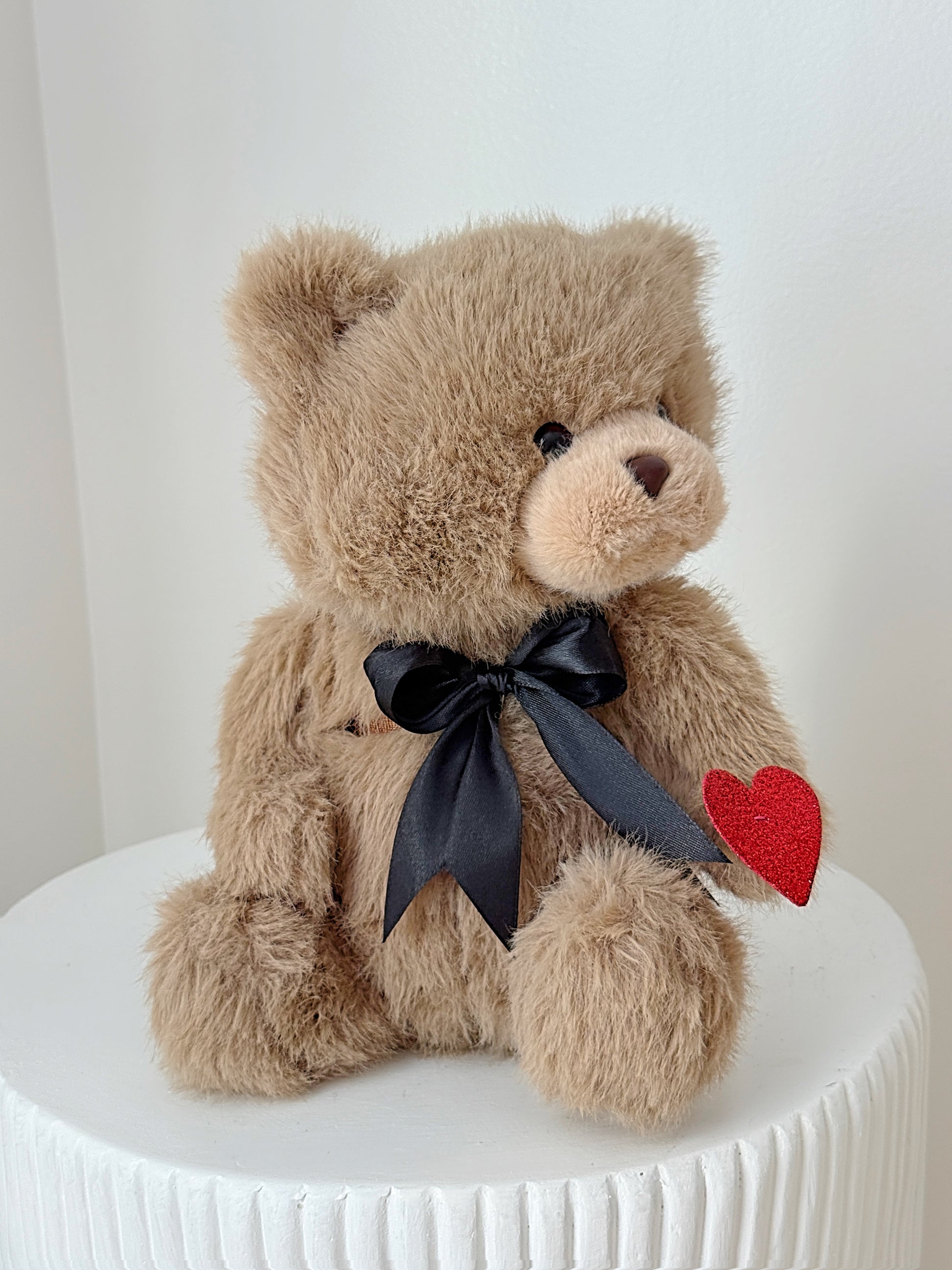11" Sitting Brown Stuffed Teddy Bear With Backpack - Miami Flower Store Same-Day Delivery Fort Lauderdale Brickell Aventura Las Olas Hallendale Beach Hollywood Sunny Isles