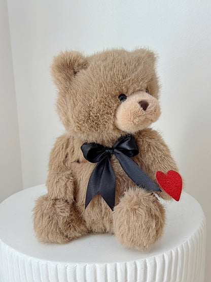 11" Sitting Brown Stuffed Teddy Bear With Backpack - Miami Flower Store Same-Day Delivery Fort Lauderdale Brickell Aventura Las Olas Hallendale Beach Hollywood Sunny Isles