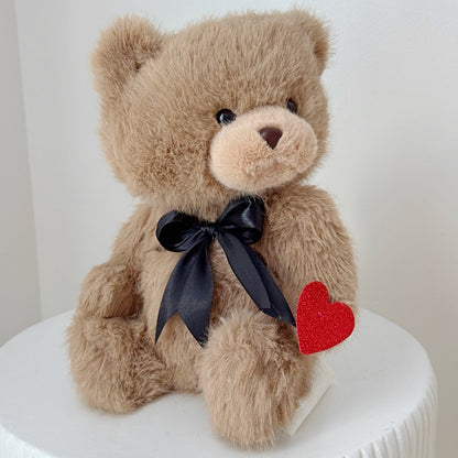 11" Sitting Brown Stuffed Teddy Bear With Backpack - Miami Flower Store Same-Day Delivery Fort Lauderdale Brickell Aventura Las Olas Hallendale Beach Hollywood Sunny Isles