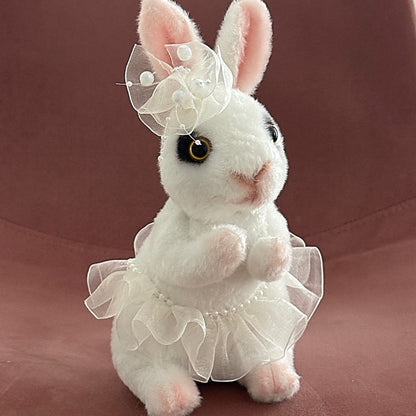 Daisy Bunny| Cute Stuffed Plush Toy - Miami Flower Store Same-Day Delivery Fort Lauderdale Brickell Aventura Las Olas Hallendale Beach Hollywood Sunny Isles