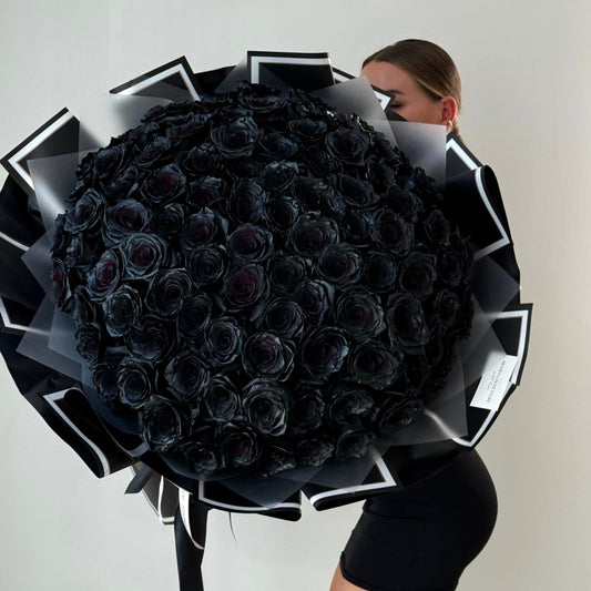 Black Rose Flower Bouquet - Miami Flower Store Delivery Fort Lauderdale