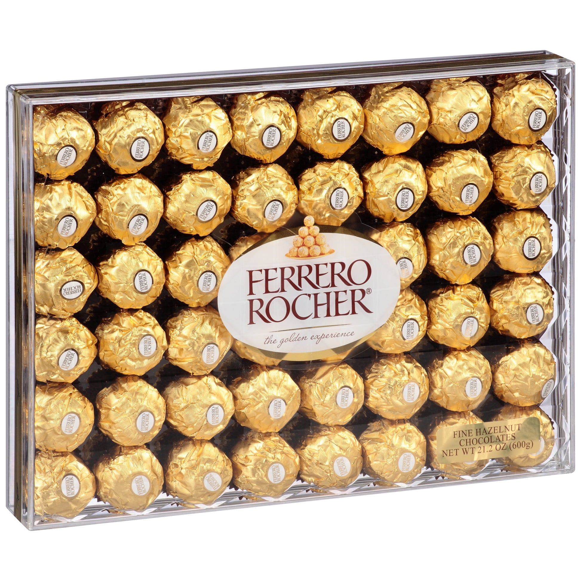 48 Pc. Ferrero Rocher Candy Box With Bow - Miami Flower Store Same-Day Delivery Fort Lauderdale Brickell Aventura Las Olas Hallendale Beach Hollywood Sunny Isles