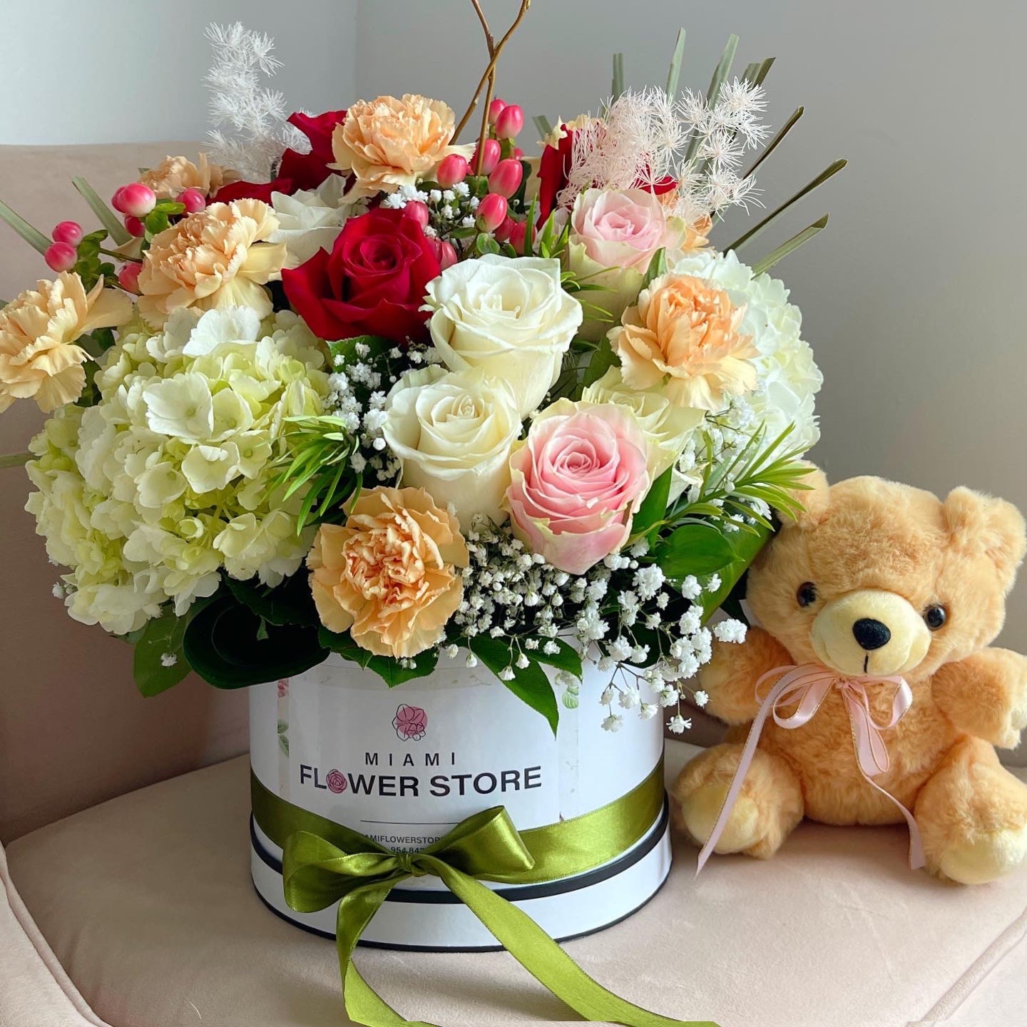 Miami Flowers & Teddy Bear - Miami Flower Store Same-Day Delivery Fort Lauderdale Brickell Aventura Las Olas Hallendale Beach Hollywood Sunny Isles