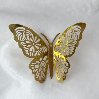 Gold Butterfly Foil For Flower Bouquet - Miami Flower Store Same-Day Delivery Fort Lauderdale Brickell Aventura Las Olas Hallendale Beach Hollywood Sunny Isles