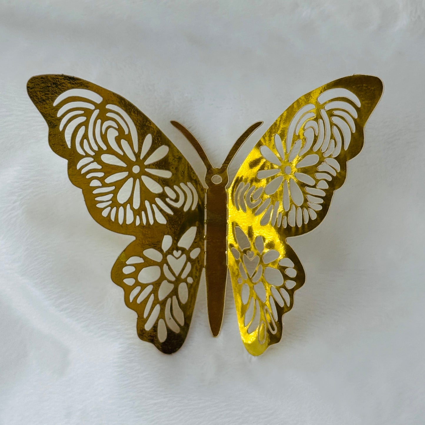 Gold Butterfly Foil For Flower Bouquet - Miami Flower Store Same-Day Delivery Fort Lauderdale Brickell Aventura Las Olas Hallendale Beach Hollywood Sunny Isles