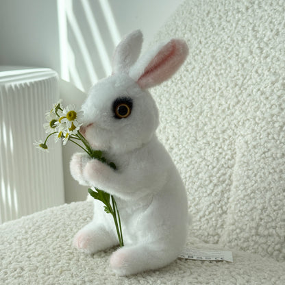 Daisy Bunny| Cute Stuffed Plush Toy - Miami Flower Store Same-Day Delivery Fort Lauderdale Brickell Aventura Las Olas Hallendale Beach Hollywood Sunny Isles