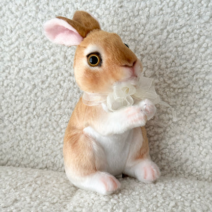Sweet Bloom Bunny| Cute Stuffed Plush Toy - Miami Flower Store Same-Day Delivery Fort Lauderdale Brickell Aventura Las Olas Hallendale Beach Hollywood Sunny Isles