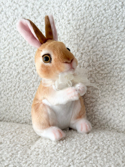 Sweet Bloom Bunny| Cute Stuffed Plush Toy - Miami Flower Store Same-Day Delivery Fort Lauderdale Brickell Aventura Las Olas Hallendale Beach Hollywood Sunny Isles