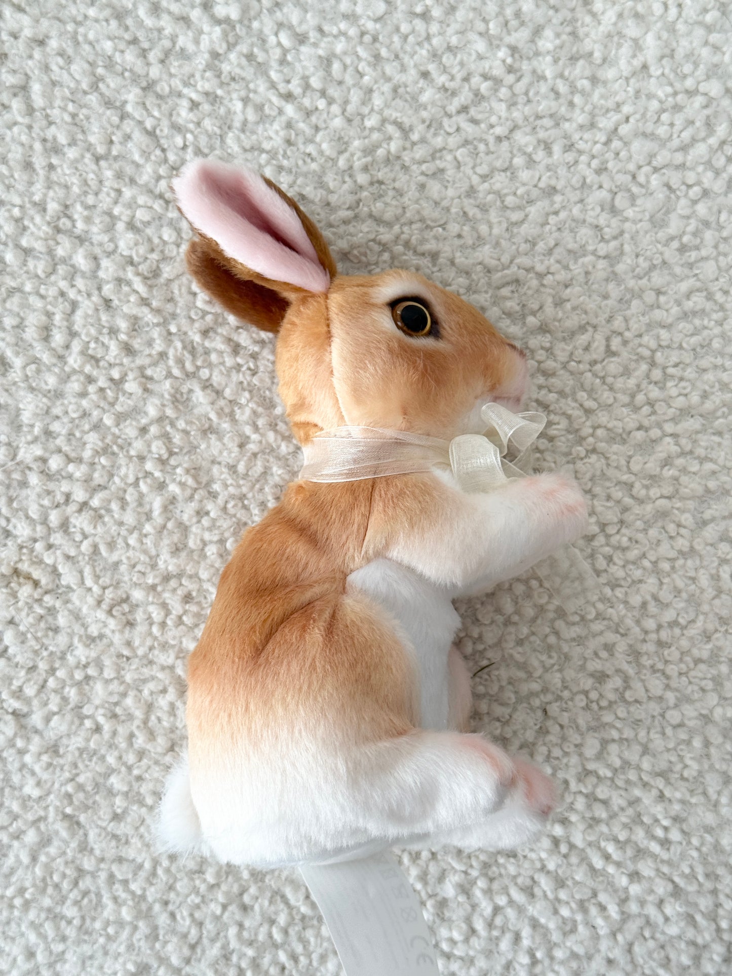 Sweet Bloom Bunny| Cute Stuffed Plush Toy - Miami Flower Store Same-Day Delivery Fort Lauderdale Brickell Aventura Las Olas Hallendale Beach Hollywood Sunny Isles
