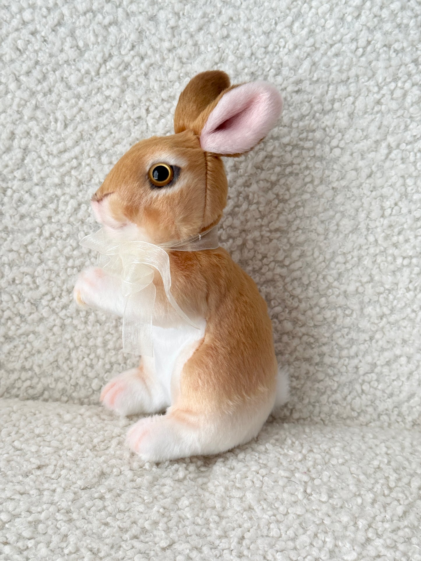 Sweet Bloom Bunny| Cute Stuffed Plush Toy - Miami Flower Store Same-Day Delivery Fort Lauderdale Brickell Aventura Las Olas Hallendale Beach Hollywood Sunny Isles