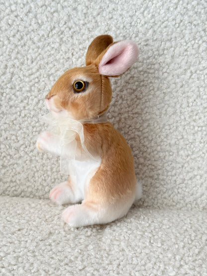 Sweet Bloom Bunny| Cute Stuffed Plush Toy - Miami Flower Store Same-Day Delivery Fort Lauderdale Brickell Aventura Las Olas Hallendale Beach Hollywood Sunny Isles
