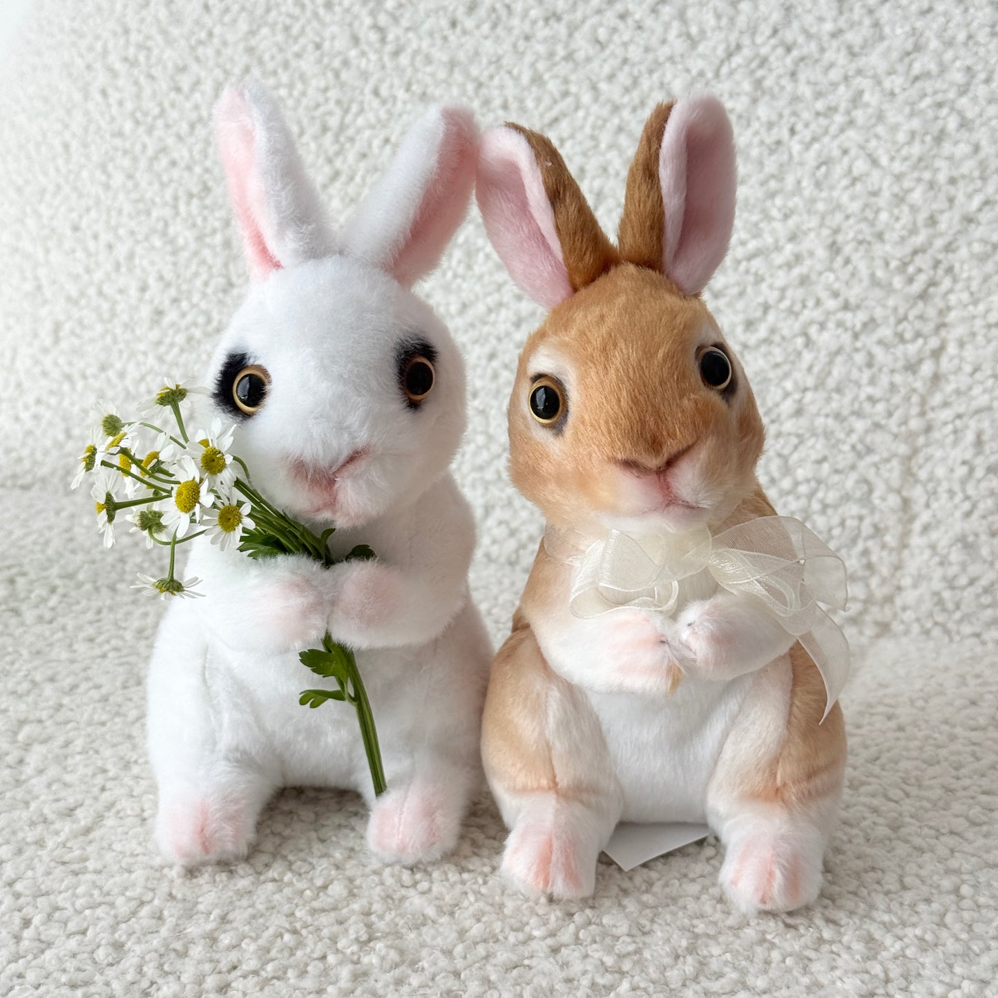 Daisy Bunny| Cute Stuffed Plush Toy - Miami Flower Store Same-Day Delivery Fort Lauderdale Brickell Aventura Las Olas Hallendale Beach Hollywood Sunny Isles